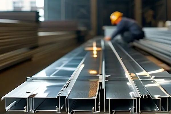 扬州建材市场装修龙骨批发实地拍摄场景