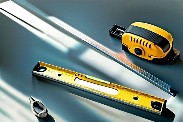 扬州家装师傅现场测量轻钢龙骨安装间距