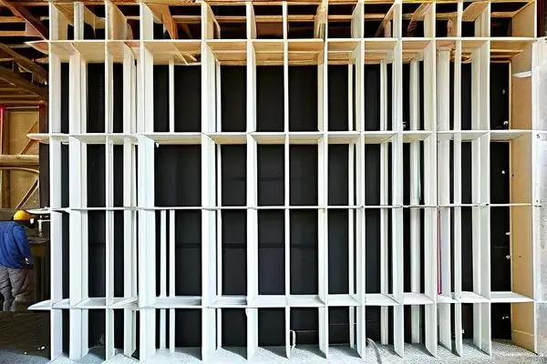 装修龙骨架安装施工现场实拍