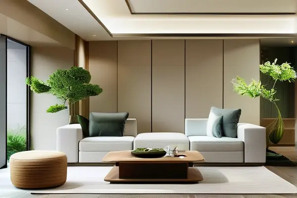 现代家居客厅风水布局效果图