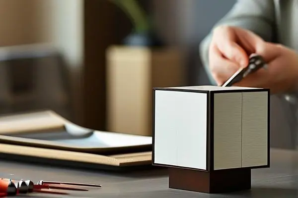 专业人士安装装修工艺品