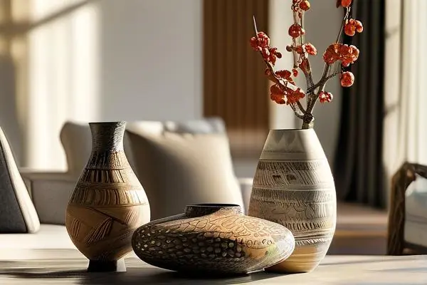 现代家居客厅装修工艺品展示