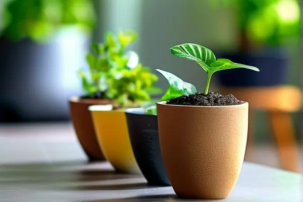 室内绿植使用泥炭土种植效果图