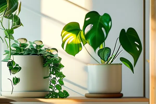 多种四季适用的室内空气净化植物摆放效果实拍