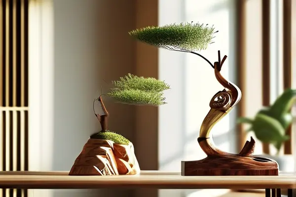竹雕装修工艺品在现代家居中的展示