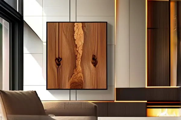 精美木雕工艺品在现代客厅中的展示效果