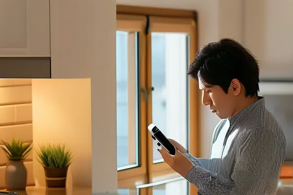 专业人员检测室内空气质量