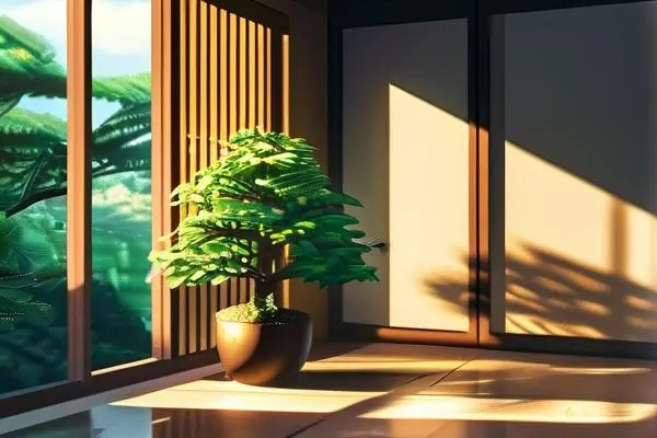 新婚夫妇在新家收到发财树作为礼物