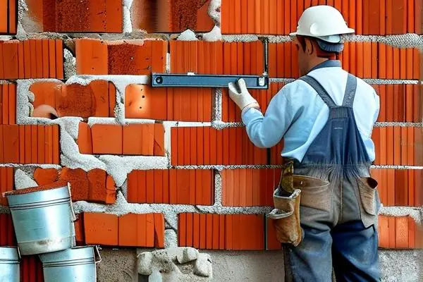 扬州家装师傅现场示范标准砌墙工艺