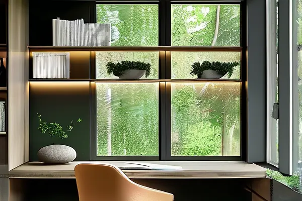 现代家庭办公室装修效果图