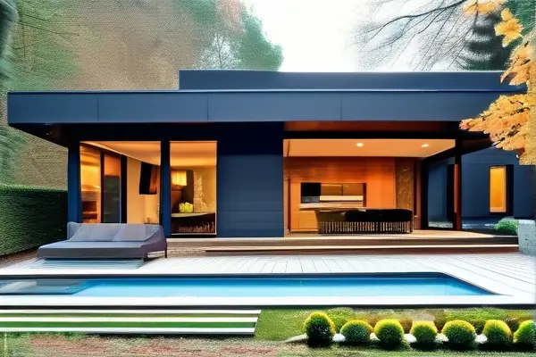 室内外家庭装修施工现场图