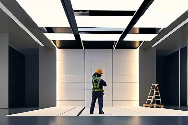 展厅装修搭建施工现场实拍图