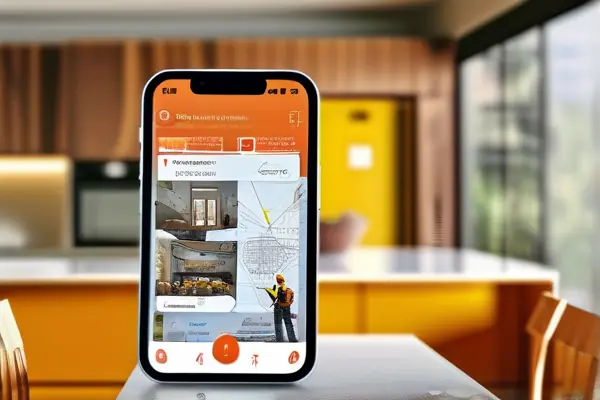 陌陌APP界面展示装修广告与设计师讨论场景