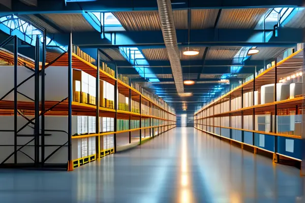 现代化仓库内部装修效果图