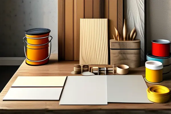 多种装修材料展示