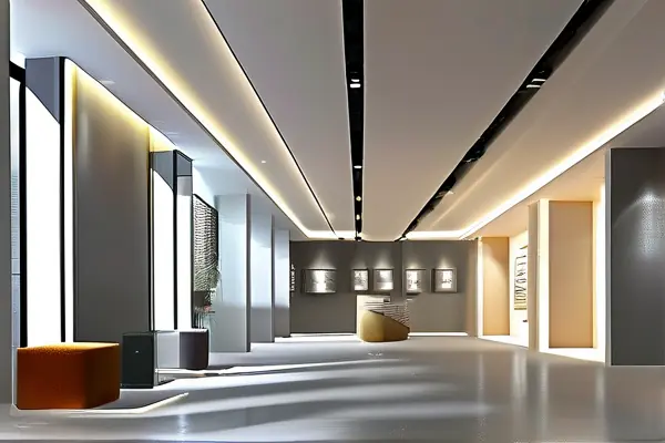 现代展厅装修效果图