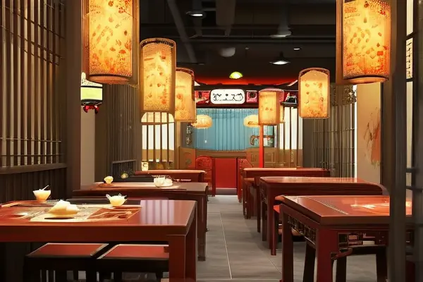 中式火锅店装修效果图