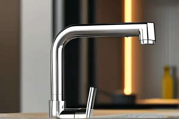 现代家庭装修中使用的不锈钢水管细节展示