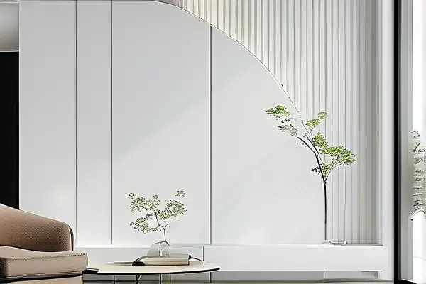 家用石膏线条吊顶线实景效果图