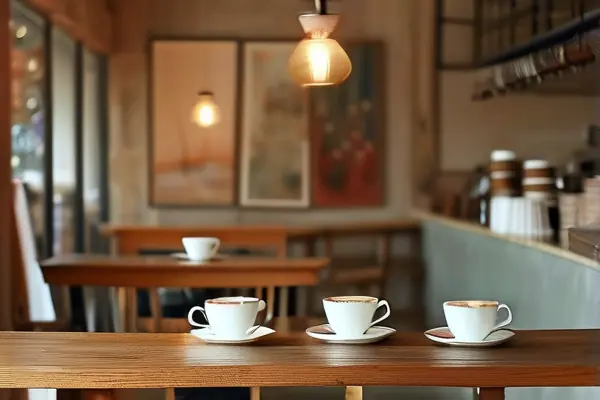 咖啡店内部装饰效果图