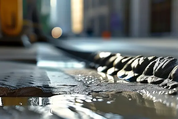 透水混泥土家用粘接剂施工实景