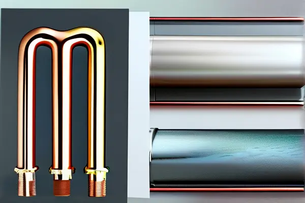 PVC、PPR、铜管等不同材质家用水管实物对比