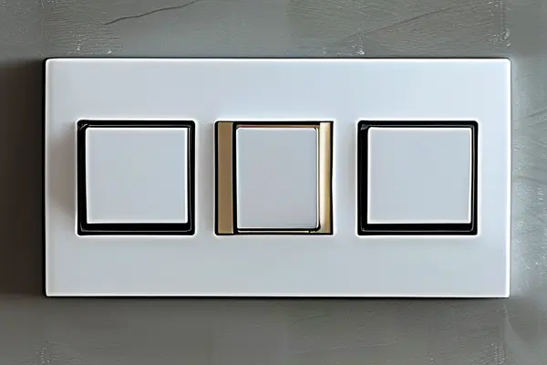 现代家居大板家用开关插座安装效果图