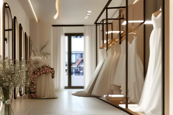 婚纱店内部设计展示
