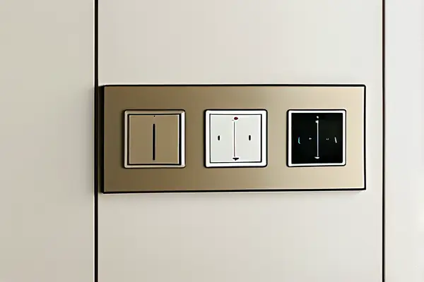 现代简约风格墙面开关插座展示