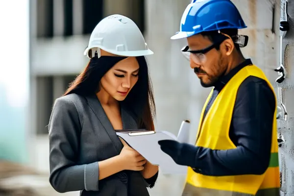 写字楼施工验收现场
