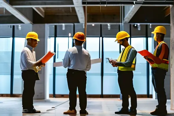 专业团队进行展厅施工验收工作