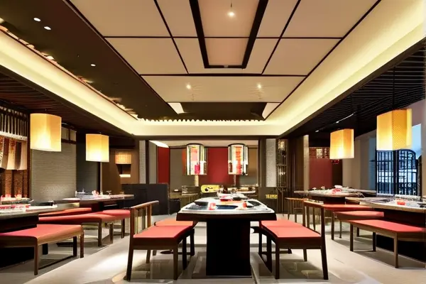 1000平火锅店装修效果图