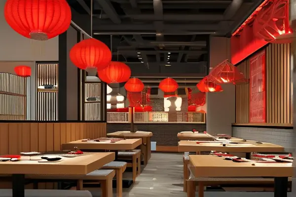 80平方火锅店装修效果图