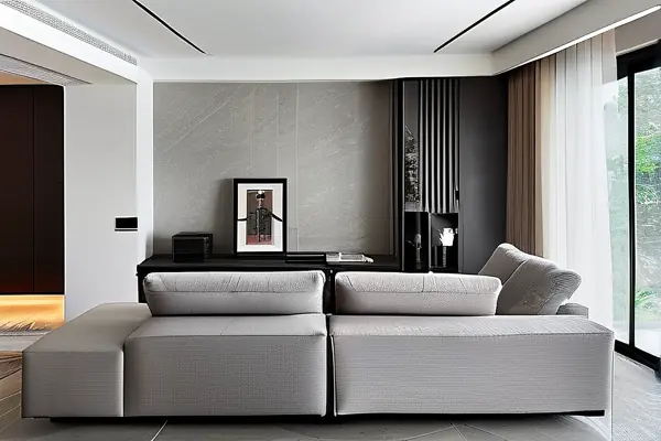 别墅客厅改造前后对比效果图