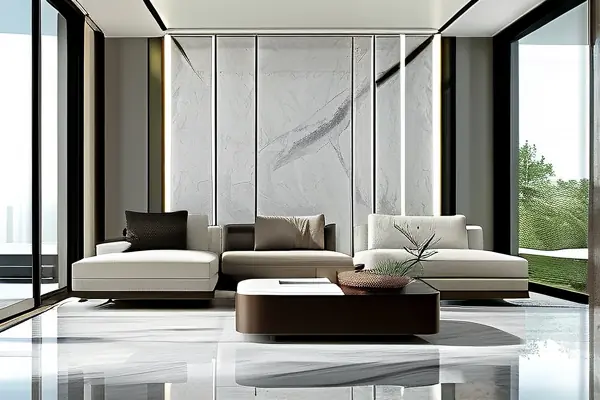 现代简约风格大宅客厅装修效果图