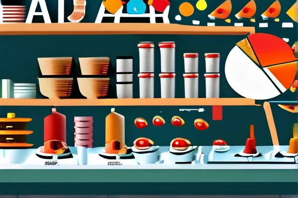 饭店装修预算资金分配示意图