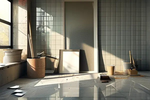 房屋装修施工现场实拍