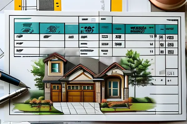 房屋装修预算资金报价表示例