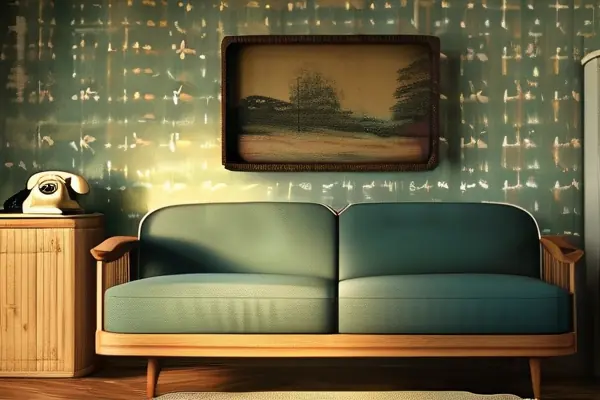 复古风格的客厅装修效果图