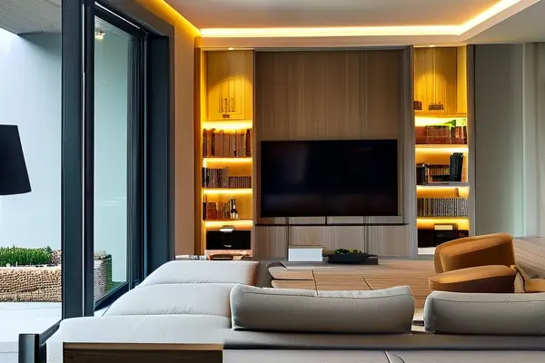 现代家庭活动室装修效果图