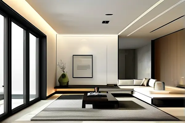 现代简约客厅简装效果图