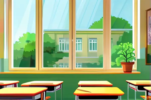 舒适明亮的教室装修效果图