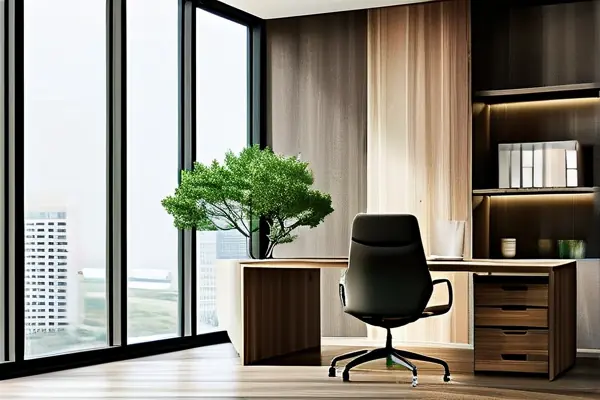 现代化家庭办公室装修效果图