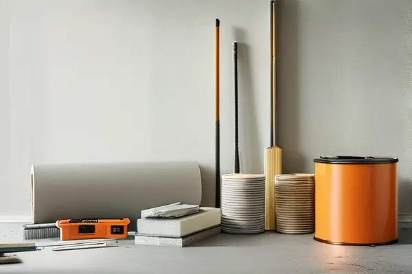 现代家居装修施工场景