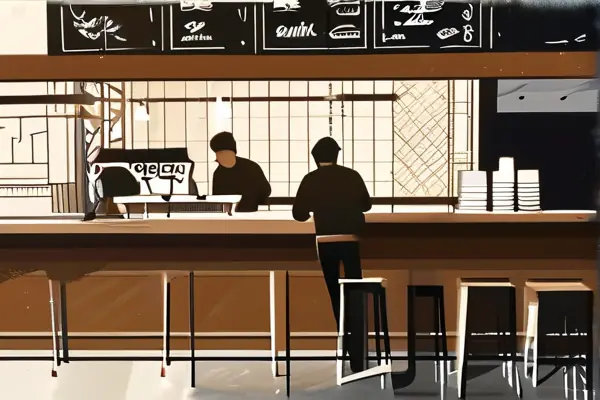 咖啡厅装修现场施工及预算表格