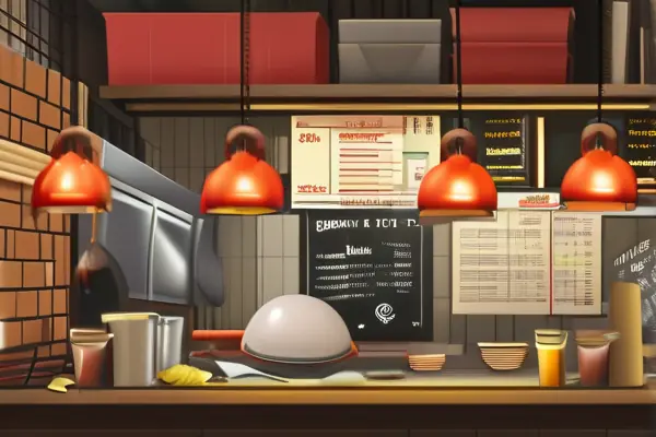 快餐厅装修施工现场及预算表