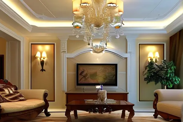 欧式风格客厅装修效果图