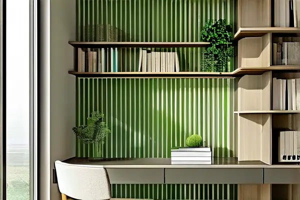 现代简约书房设计效果图