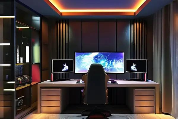 家庭电竞房装修效果图