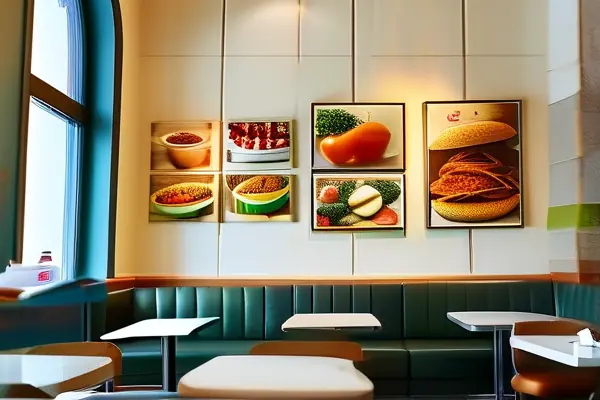 小吃店内部装修效果图